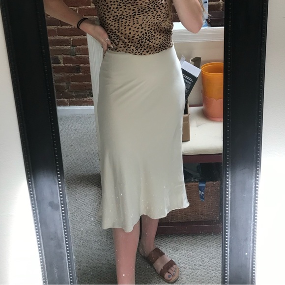 Champagne Rachel Zoe Midi Skirt - Picture 2 of 5